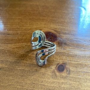 Sterling Silver Adjustable Ring